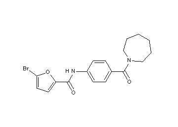 N-[4-(1-azepanylcarbonyl)phenyl]-5-bromo-2-furamide - Click Image to Close