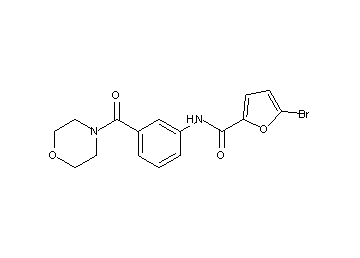 5-bromo-N-[3-(4-morpholinylcarbonyl)phenyl]-2-furamide - Click Image to Close
