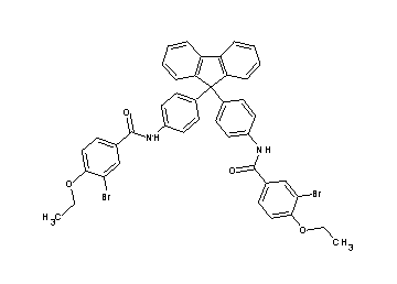 N,N'-[9H-fluorene-9,9-diylbis(4,1-phenylene)]bis(3-bromo-4-ethoxybenzamide)