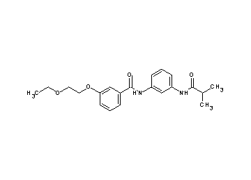 3-(2-ethoxyethoxy)-N-[3-(isobutyrylamino)phenyl]benzamide