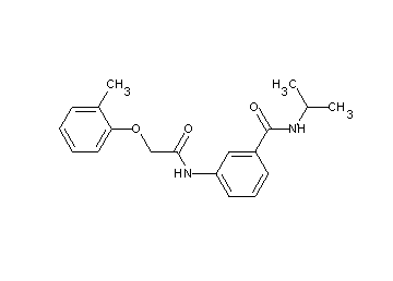 N-isopropyl-3-{[(2-methylphenoxy)acetyl]amino}benzamide