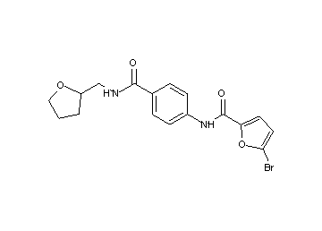 5-bromo-N-(4-{[(tetrahydro-2-furanylmethyl)amino]carbonyl}phenyl)-2-furamide