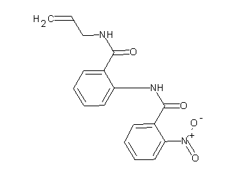 N-{2-[(allylamino)carbonyl]phenyl}-2-nitrobenzamide - Click Image to Close