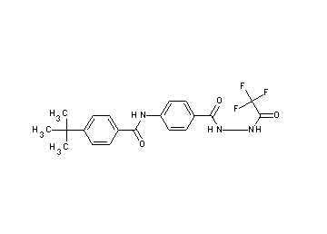 4-tert-butyl-N-(4-{[2-(trifluoroacetyl)hydrazino]carbonyl}phenyl)benzamide