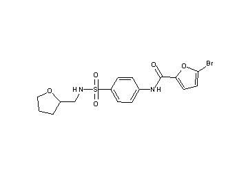 5-bromo-N-(4-{[(tetrahydro-2-furanylmethyl)amino]sulfonyl}phenyl)-2-furamide - Click Image to Close