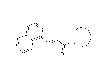 1-[3-(1-naphthyl)acryloyl]azepane