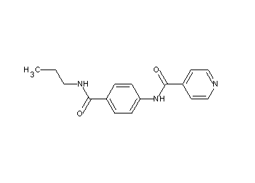 N-{4-[(propylamino)carbonyl]phenyl}isonicotinamide - Click Image to Close