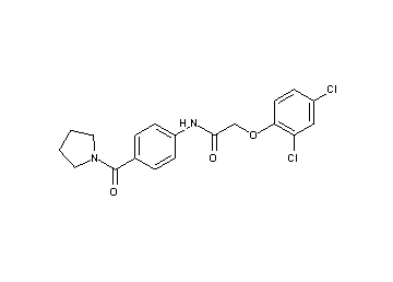 2-(2,4-dichlorophenoxy)-N-[4-(1-pyrrolidinylcarbonyl)phenyl]acetamide - Click Image to Close