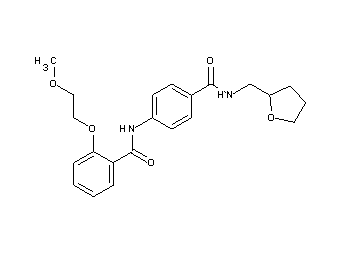 2-(2-methoxyethoxy)-N-(4-{[(tetrahydro-2-furanylmethyl)amino]carbonyl}phenyl)benzamide - Click Image to Close