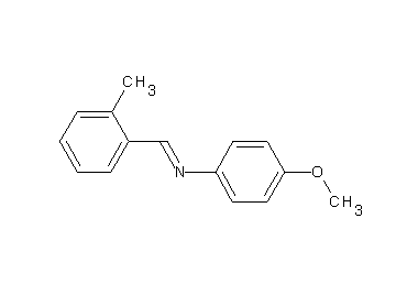 (4-methoxyphenyl)(2-methylbenzylidene)amine (4-methoxyphenyl)(2-methylbenzylidene)amine