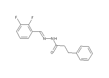 N'-(2,3-difluorobenzylidene)-3-phenylpropanohydrazide - Click Image to Close