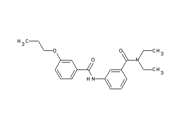 N-{3-[(diethylamino)carbonyl]phenyl}-3-propoxybenzamide
