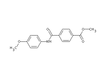 methyl 4-{[(4-methoxyphenyl)amino]carbonyl}benzoate