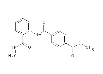 methyl 4-[({2-[(methylamino)carbonyl]phenyl}amino)carbonyl]benzoate