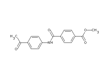 methyl 4-{[(4-acetylphenyl)amino]carbonyl}benzoate