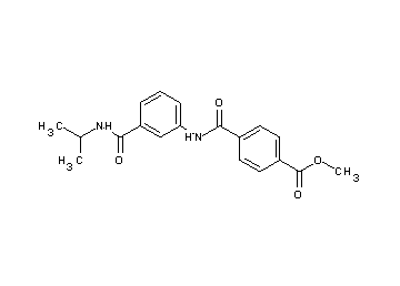 methyl 4-[({3-[(isopropylamino)carbonyl]phenyl}amino)carbonyl]benzoate