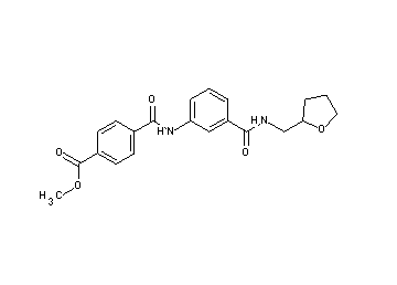 methyl 4-{[(3-{[(tetrahydro-2-furanylmethyl)amino]carbonyl}phenyl)amino]carbonyl}benzoate