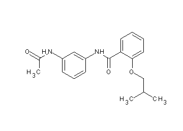 N-[3-(acetylamino)phenyl]-2-isobutoxybenzamide