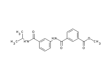 methyl 3-[({3-[(isopropylamino)carbonyl]phenyl}amino)carbonyl]benzoate