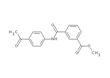 methyl 3-{[(4-acetylphenyl)amino]carbonyl}benzoate