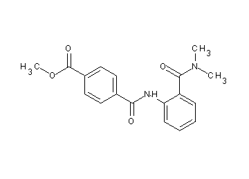 methyl 4-[({2-[(dimethylamino)carbonyl]phenyl}amino)carbonyl]benzoate