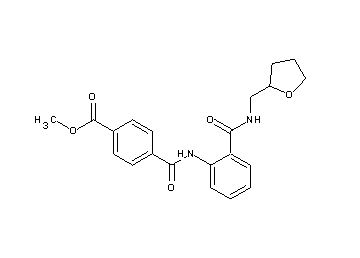 methyl 4-{[(2-{[(tetrahydro-2-furanylmethyl)amino]carbonyl}phenyl)amino]carbonyl}benzoate