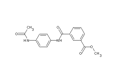 methyl 3-({[4-(acetylamino)phenyl]amino}carbonyl)benzoate