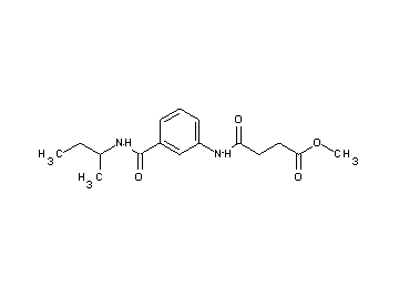 methyl 4-({3-[(sec-butylamino)carbonyl]phenyl}amino)-4-oxobutanoate - Click Image to Close
