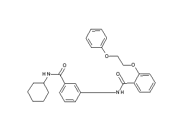 N-{3-[(cyclohexylamino)carbonyl]phenyl}-2-(2-phenoxyethoxy)benzamide
