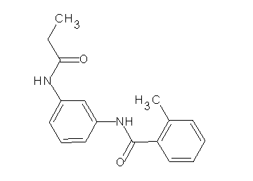 2-methyl-N-[3-(propionylamino)phenyl]benzamide - Click Image to Close