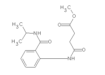 methyl 4-({2-[(isopropylamino)carbonyl]phenyl}amino)-4-oxobutanoate