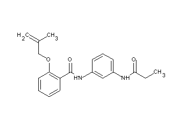 2-[(2-methyl-2-propen-1-yl)oxy]-N-[3-(propionylamino)phenyl]benzamide