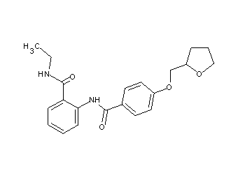 N-ethyl-2-{[4-(tetrahydro-2-furanylmethoxy)benzoyl]amino}benzamide - Click Image to Close