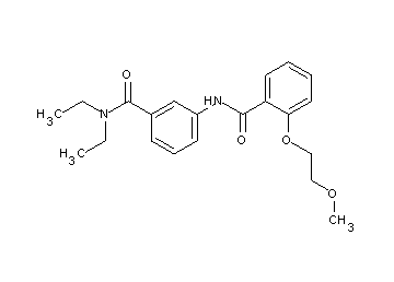 N-{3-[(diethylamino)carbonyl]phenyl}-2-(2-methoxyethoxy)benzamide