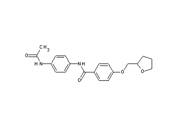 N-[4-(acetylamino)phenyl]-4-(tetrahydro-2-furanylmethoxy)benzamide