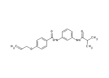 4-(allyloxy)-N-[3-(isobutyrylamino)phenyl]benzamide