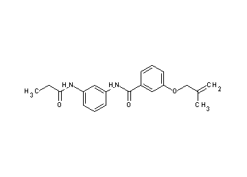 3-[(2-methyl-2-propen-1-yl)oxy]-N-[3-(propionylamino)phenyl]benzamide