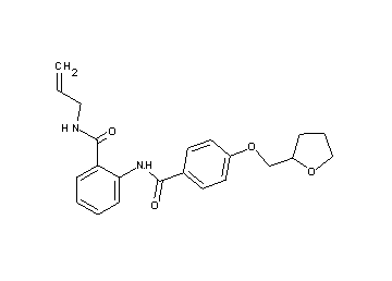 N-allyl-2-{[4-(tetrahydro-2-furanylmethoxy)benzoyl]amino}benzamide - Click Image to Close
