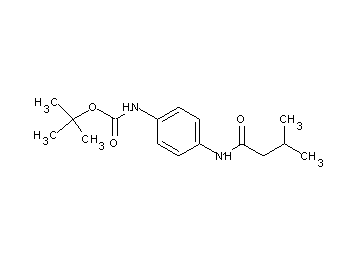 tert-butyl {4-[(3-methylbutanoyl)amino]phenyl}carbamate
