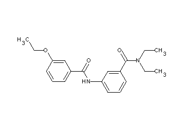 N-{3-[(diethylamino)carbonyl]phenyl}-3-ethoxybenzamide - Click Image to Close