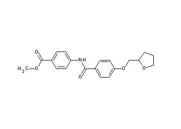 methyl 4-{[4-(tetrahydro-2-furanylmethoxy)benzoyl]amino}benzoate - Click Image to Close