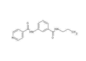N-{3-[(propylamino)carbonyl]phenyl}isonicotinamide - Click Image to Close