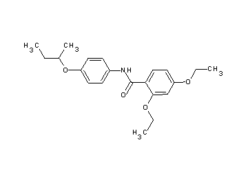 N-(4-sec-butoxyphenyl)-2,4-diethoxybenzamide