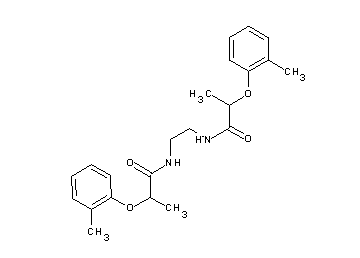 N,N'-1,2-ethanediylbis[2-(2-methylphenoxy)propanamide]