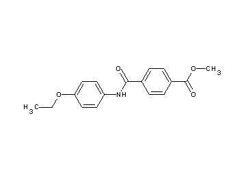 methyl 4-{[(4-ethoxyphenyl)amino]carbonyl}benzoate - Click Image to Close