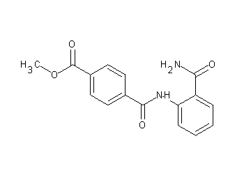 methyl 4-({[2-(aminocarbonyl)phenyl]amino}carbonyl)benzoate