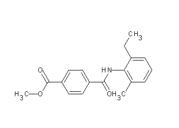 methyl 4-{[(2-ethyl-6-methylphenyl)amino]carbonyl}benzoate