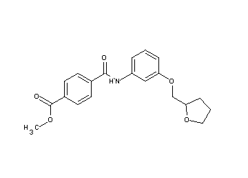 methyl 4-({[3-(tetrahydro-2-furanylmethoxy)phenyl]amino}carbonyl)benzoate