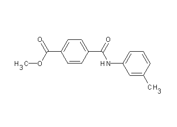 methyl 4-{[(3-methylphenyl)amino]carbonyl}benzoate - Click Image to Close