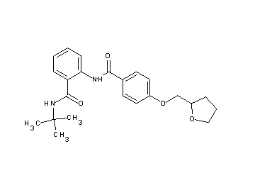 N-(tert-butyl)-2-{[4-(tetrahydro-2-furanylmethoxy)benzoyl]amino}benzamide - Click Image to Close